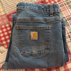 Carhartt Boys Denim Jeans with Logo Patch Size 16